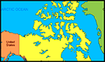 Parte superior da esquerda do mapa