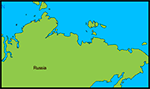 Parte superior da direita do mapa